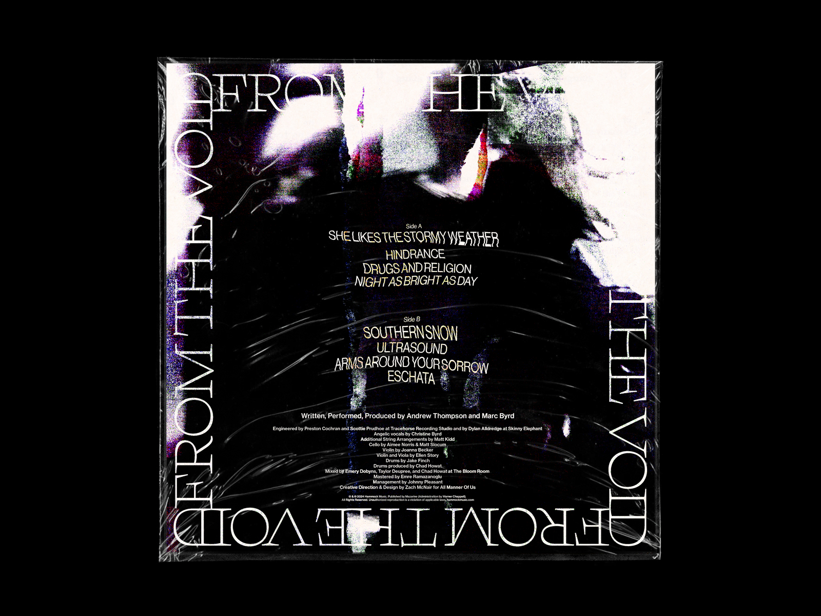 Hammock - From The Void - Vinyl Sleeve Back